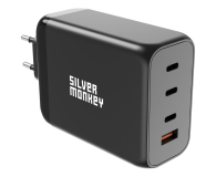 SILVER MONKEY sieciowa GaN 200W USB-C PD + USB 3.0 QC B - 1097686 - zdjęcie 2